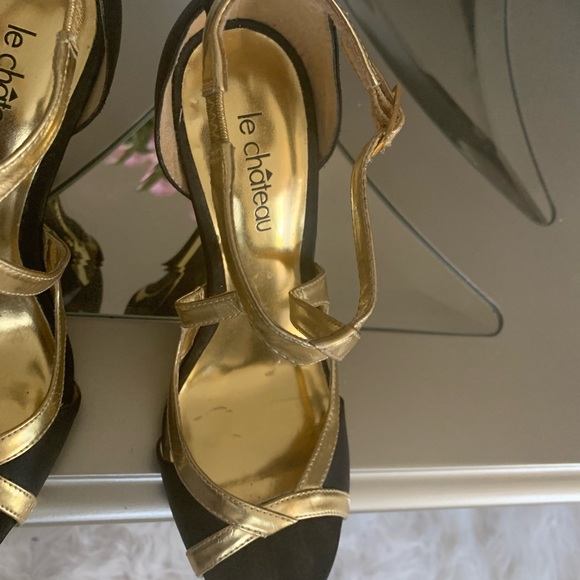 Le Château Gorgeous Evening Sandals Size 8 1/2 🔥🔥🔥🔥 - Picture 11 of 13